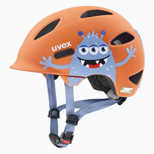Kask rowerowy dziecięcy UVEX Oyo Style monster papaya matt