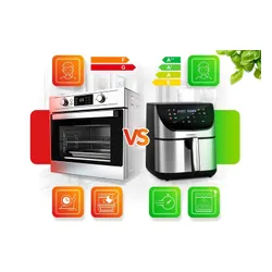 Air Fryer Frytkownica beztłuszczowa BERDSEN BD-659 8l 12 automatycznych programów