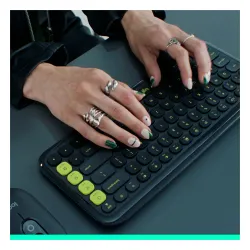 Klawiatura membranowa Logitech POP Icon Keys Różowy