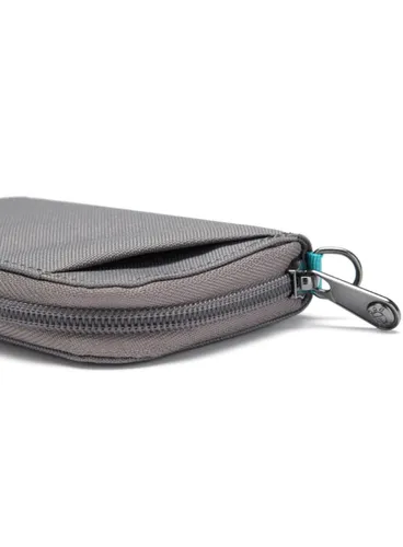 Portfel antykradzieżowy Pacsafe RFIDsafe Card Wallet - stone