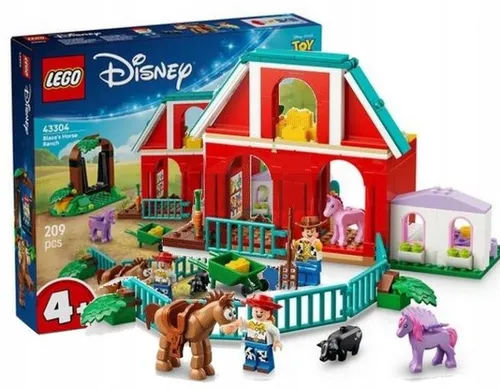 LEGO DISNEY TOY STORY 5 43304 Konne ranczo Blaze'a, zestaw klocków +4 lata
