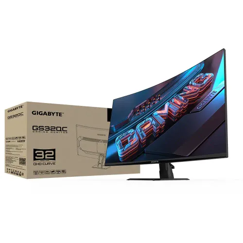 Monitor Gigabyte GS32QC 31,5" 2K VA 165Hz 1ms MPRT Zakrzywiony Gamingowy