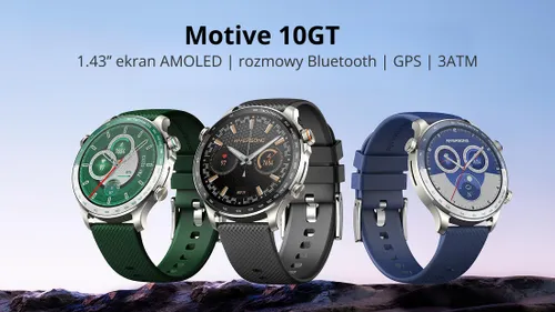 Smartwatch FOREVER Riversong Motive 10 GT SW1001 Czarny