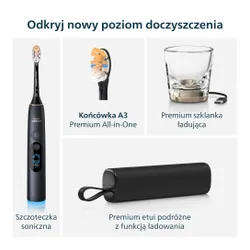 Szczoteczka soniczna PHILIPS Sonicare DiamondClean 9900 Prestige HX9813/92 Czarny