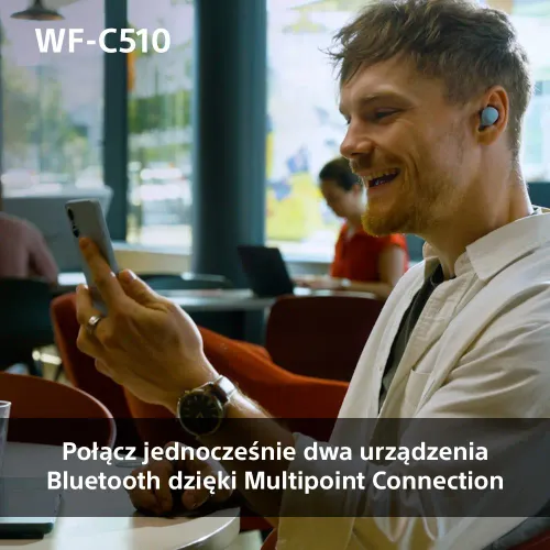 Słuchawki bezprzewodowe Sony WF-C510 Dokanałowe Bluetooth 5.3 Niebieski