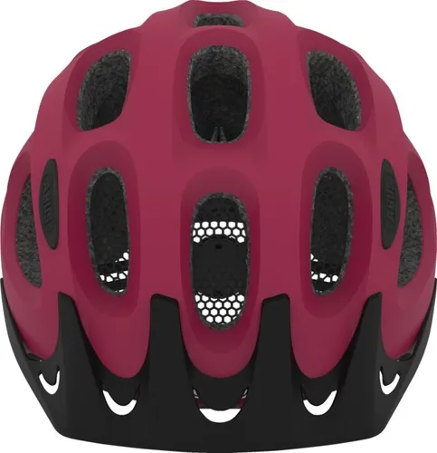 Kask rowerowy ABUS Youn-I Ace Czerwony Miejski z lampką (rozmiar M)