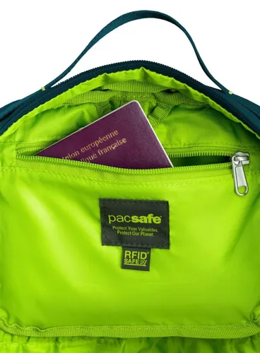 Городской противоугонный рюкзак Pacsafe ECO 25-econyl Tidal teal