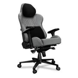 Fotel YUMISU 2050 Magnetic Jasnoszaro-czerwony