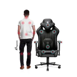 Fotel Diablo Chairs X-Player 2.0 Normal Size Gamingowy do 160kg Skóra ECO Tkanina Czarny