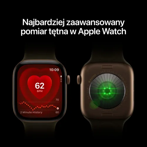 Smartwatch Apple Watch Series 12 GPS + Cellular Koperta 46 mm z aluminium w kolorze gwiezdnej szarości Pasek sportowy granat M/L