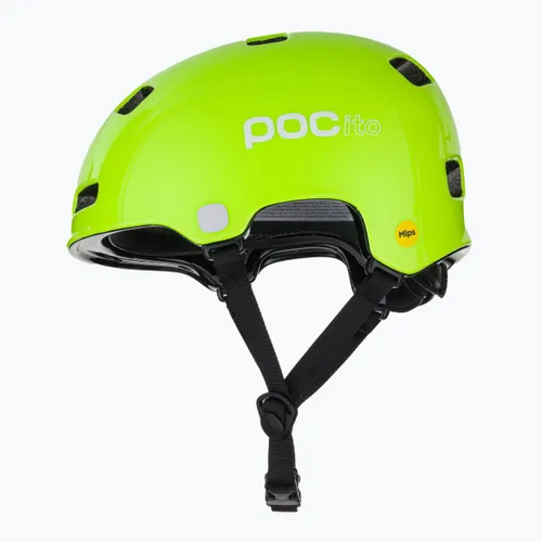 Kask rowerowy dziecięcy POC Pocito Crane MIPS Jr 10570 fluorescent yellow/green