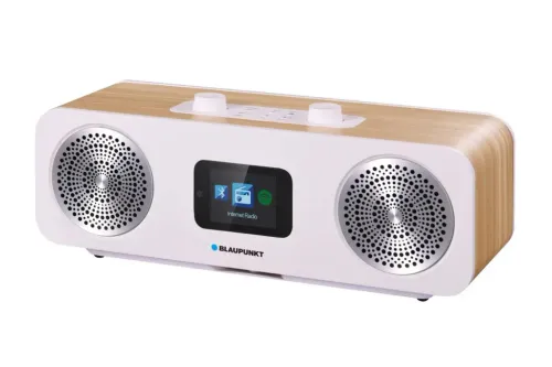 Radioodbiornik Blaupunkt IR50DAB Radio FM DAB+ Internetowe Bluetooth Biało-brązowy