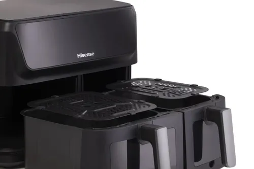 Air Fryer Frytkownica beztłuszczowa HISENSE HAF2700DCD 11l z podwójnym koszem 8 automatycznych programów