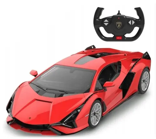 Duży samochód zdalnie sterowany COIL RC Lamborghini SIAN otwierane drzwi światła czerwony