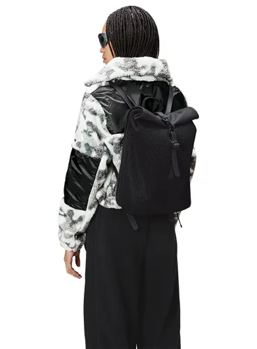 Рюкзак для велоспорта Rains Rolltop Rucksack Mesh-black