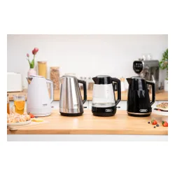 Электрический чайник Zelmer Elegant Line серебряно-черный