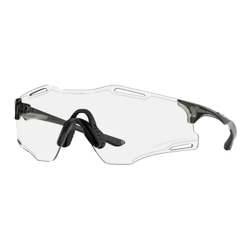 Okulary przeciwsłoneczne Oakley Cybr Zero trans grey smoke/clear to black irid photochromic
