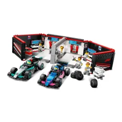 LEGO City 60444 F1 Garaż i bolidy Mercedes-AMG i Alpine