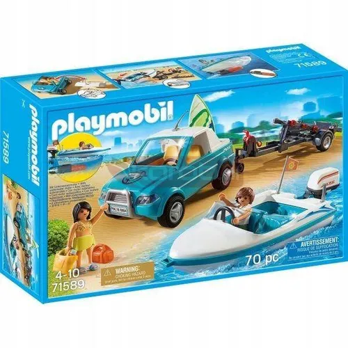 PLAYMOBIL 71589 SURFER PICKUP Z MOTORÓWKĄ