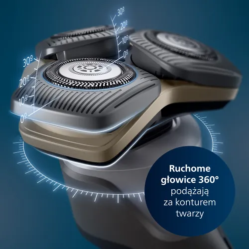 Golarka PHILIPS Seria 6000 SkinIQ S6830/95 Na mokro i sucho