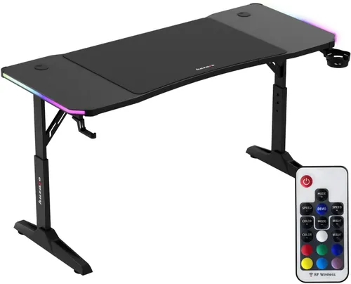 Biurko gamingowe HUZARO Hero 3.6 RGB Czarny