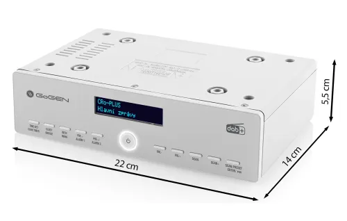 Radioodbiornik GoGEN DAB 600 Radio FM DAB+ Bluetooth Biały