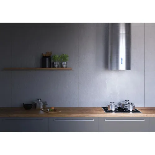 Okap VDB Cylindra W Inox