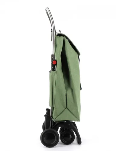 Coș de cumpărături Rolser I-MAX TWEED Folding-green