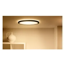 Lampa sufitowa WiZ Superslim Ceiling 22W Czarny