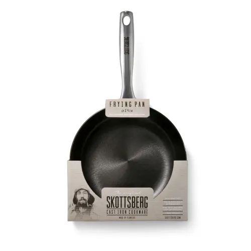 SKOTTSBERG Cast Iron 28 cm - patelnia żeliwna na ognisko nieprzywierająca