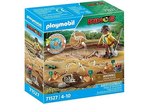Zestaw figurek Dinos 71527 Wykopalisko ze szkieletem dinozaura