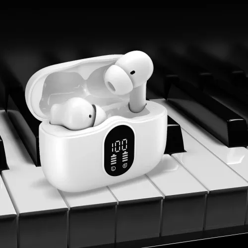 Słuchawki bezprzewodowe Manta TWS Rytmo PRO Bluetooth 5.3 Biały