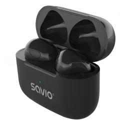 Słuchawki bezprzewodowe Savio TWS-02 PRO Douszne Bluetooth 5.4 Czarny