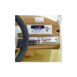 Auto Na Akumulator Dla Dziecka Retro Mercedes 300S Eva LED Pilot Skóra MP3
