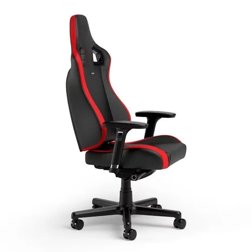 Fotel Noblechairs EPIC COMPACT Black Carbon Red Gamingowy do 120kg Skóra ECO Czarno-czerwony