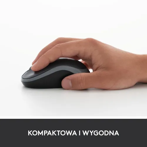 Myszka Logitech M185 Czarno-niebieski