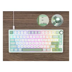 Klawiatura ROYAL KLUDGE R75 Sky Cyan K Silver Switch