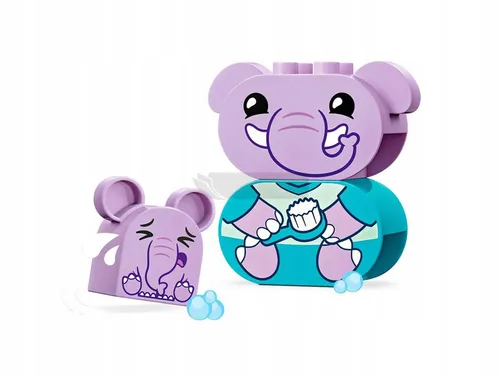 LEGO DUPLO 10413 CODZIENNE CZYNNOŚCI KĄPIEL SŁONIKA klocki dla maluszka