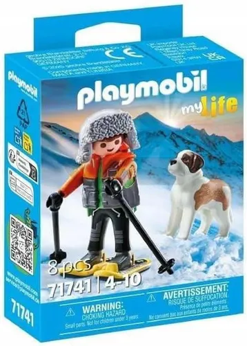 PLAYMOBIL MY LIFE 71741 NARCIARZ Z BERNARDYNEM zestaw dla dzieci 4+