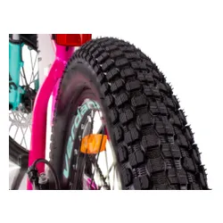 Rower dziecięcy SUN BABY Verdant Calix 20 dla dziewczynki Biało-różowo-miętowy