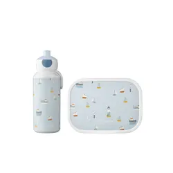 Zestaw dziecięcy bidon i lunchbox Campus Mepal - sailors bay