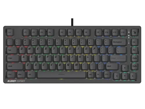 Klawiatura gamingowa A4Tech Bloody MS76 BLMS Magnetic magnetyczna szara