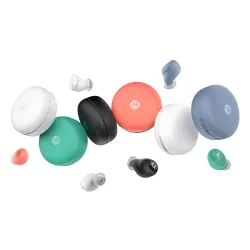 Słuchawki bezprzewodowe Motorola Vervebuds 250 True Wireless Dokanałowe Bluetooth 5.0 Niebieski