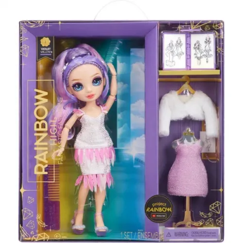 Кукла Mga Rainbow High Fantastic Fashion Doll - PURPLE - Violet Willow