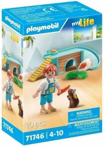 PLAYMOBIL MY LIFE 71746 CHŁOPIEC ZE ŚWINKĄ MORSKĄ zestaw dla dzieci 4+