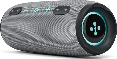 Głośnik mobilny XMUSIC BTS860 Bluetooth, Moc 40W, IP66, Akumulator 5000 mAh,  Radio FM, Szary