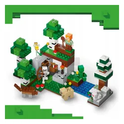 LEGO Minecraft 21593 Przetrwanie pierwszej nocy, zestaw klocków 8+