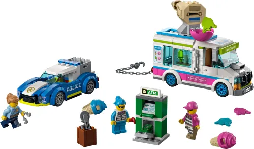 LEGO 60314 City Policyjny pościg za furgonetką z lodami