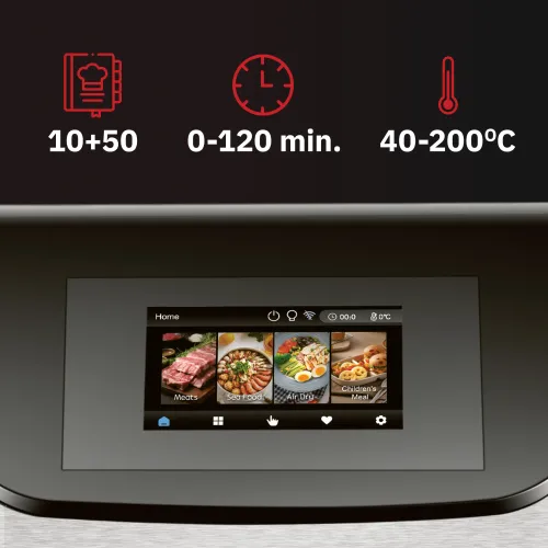 Air fryer Webber AF938 2200W 8l Aplikacja mobilna