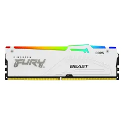 Pamięć RAM Kingston FURY Beast RGB DDR5 32GB 6000 CL36 Biały